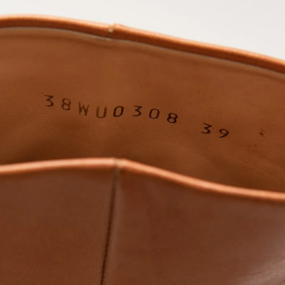 Maison Margiela Ankle Bootie Cylindrical Heel Boots Gold Leaf Lucite Size 39 - Picture 7 of 15